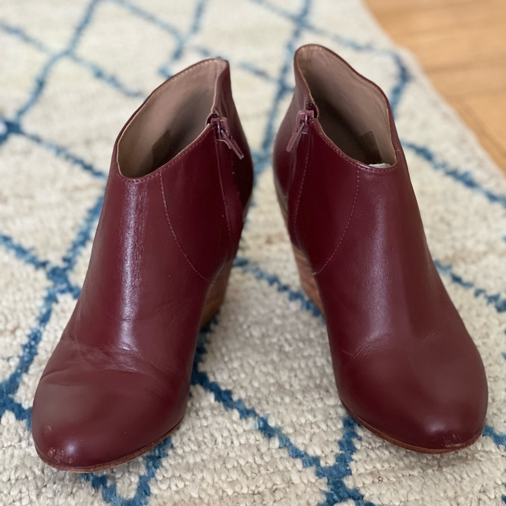 Fortress of Inca - Adriana Coco Bootie - Burgundy - 39